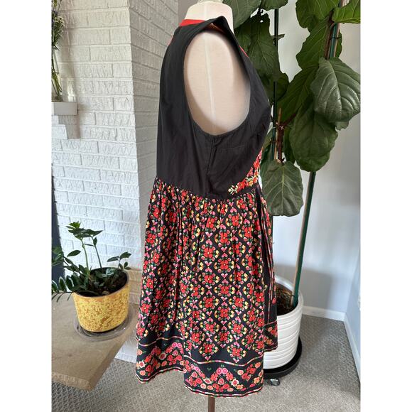 Modcloth Embroidered Women Sleeveless Dress Knee Length Boho Resort XL - Picture 6 of 14